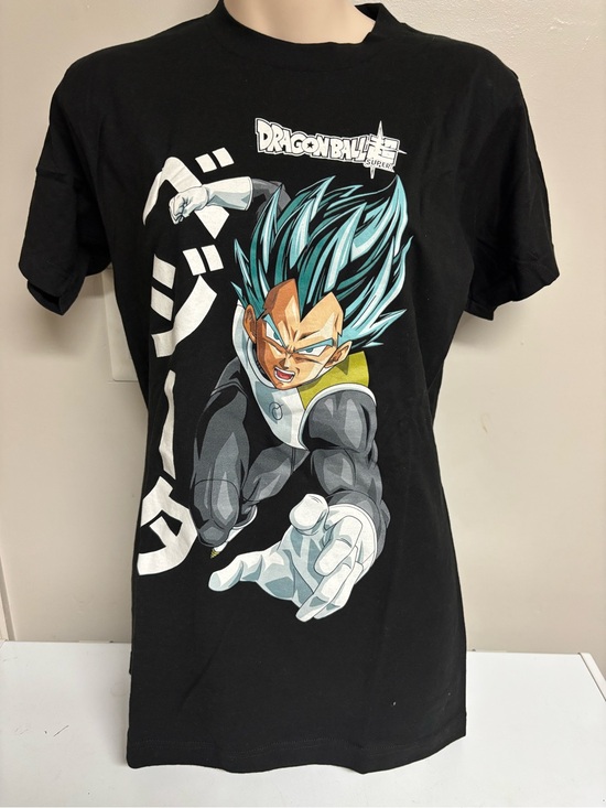 Dragonball Z Other - Dragon Ball Z Graphic Tee - Black with Blue-Haired Character